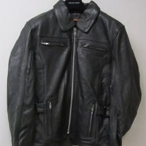 New Unik Women’s Leather Biker Jacket XL